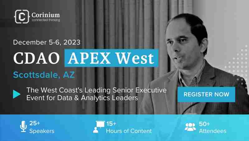 Chief Data And Analytics Officers (CDAO), APEX West in Maricopa on 5 Dec