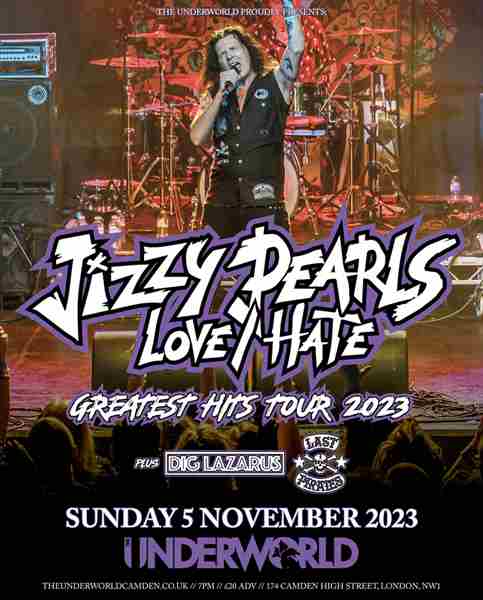 JIZZY PEAL at The Underworld - London // Re-Scheduled in London on 5 Nov