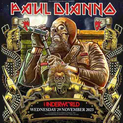 PAUL DI'ANNO at The Underworld - London in London on 29 Nov