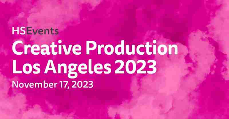 Creative Production Los Angeles 2023 in Los Angeles on 17 Nov