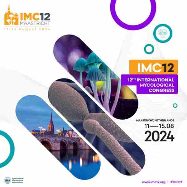 12th International Mycological Congress, IMC12 in Maastricht on 11 Aug