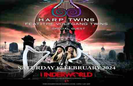 HARP TWINS ft. Volfgang Twins at The Underworld - London in London on 17 Feb