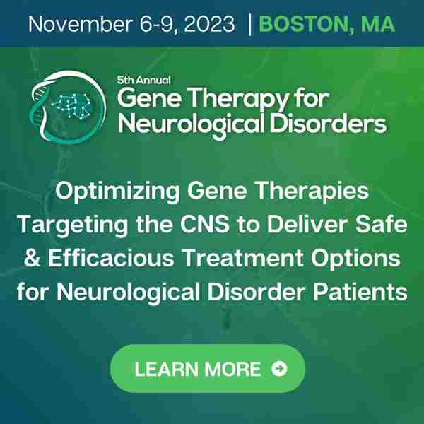 5th Gene Therapy for Neurological Disorders 2023 in Boston on 6 Nov