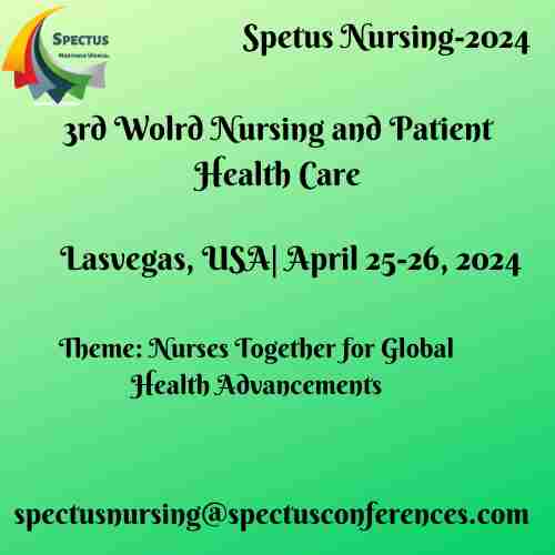 3rd World Nursing and Patient Health Care in Las Vegas on 25 Apr