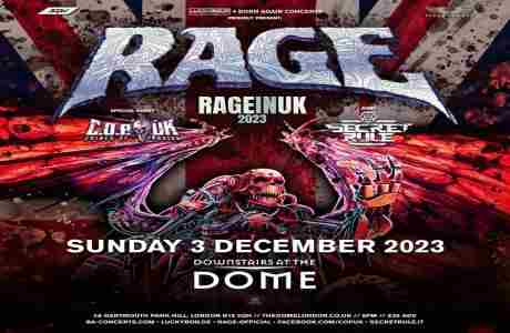 RAGE at Downstairs at The Dome - London in London on 3 Dec