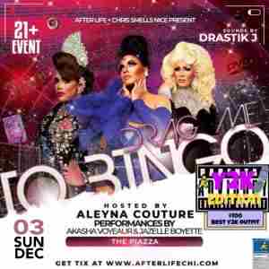 Drag Bingo at The Piazza - #Afterlife in Aurora on 3 Dec