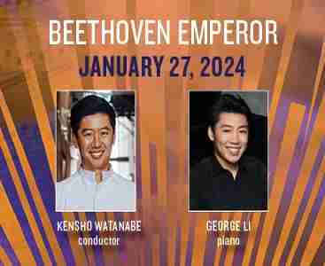 Pasadena Symphony presents Beethoven Emperor in Pasadena on 27 January 2024