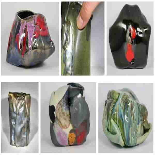 Touching the Surface, ceramic sculptures by Keith Clapson in Beckenham on 20 Sep