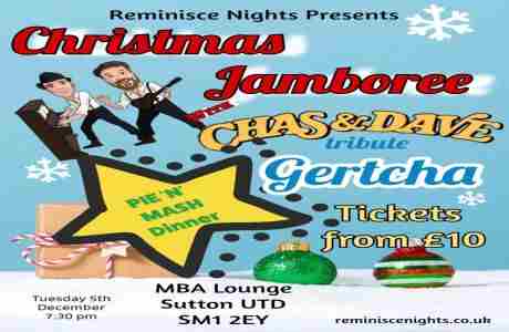 Chas and Dave Tribute Christmas Jamboree in Sutton on 5 Dec