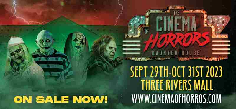 Cinema of Horrors Haunted House - Three Rivers Mall in Kelso on 29 Sep