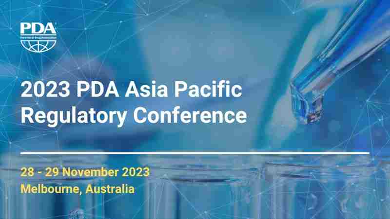 2023 PDA Asia Pacific Regulatory Conference in East Melbourne on 28 Nov