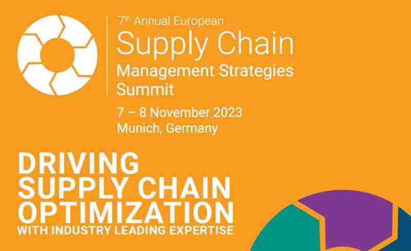 European Supply Chain Management Strategies Summit 2023 in München on 7 Nov