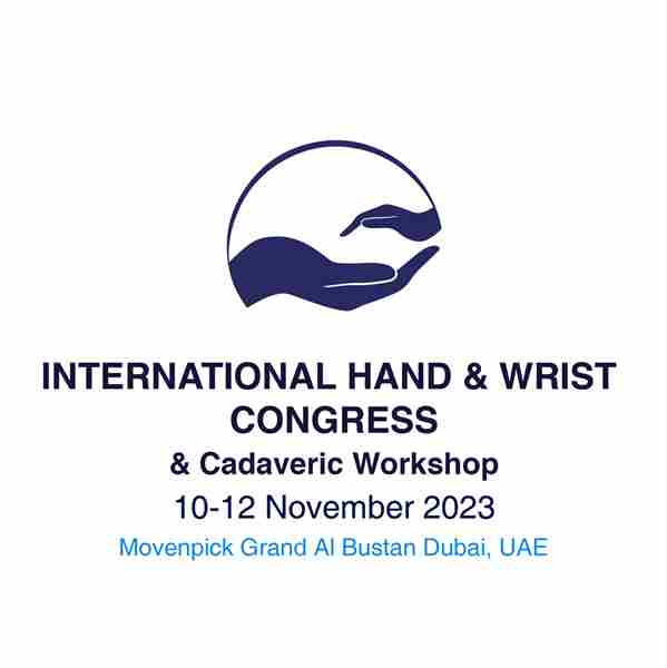 The International Hand and Wrist Congress in Dubai on 10 Nov