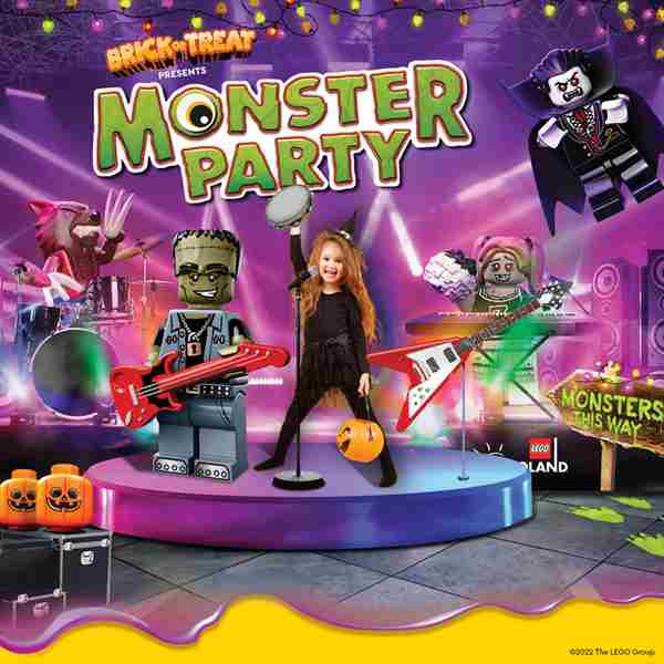 Brick-or-Treat: MONSTER PARTY from September 28-October 31 at LEGOLAND Discovery Center Bay Area! in Milpitas on 28 Sep