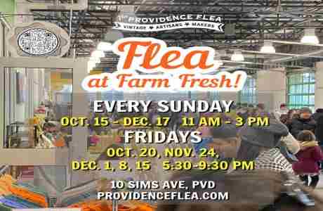 PVD Flea at Farm Fresh Market Hall! in Providence on 5 Nov