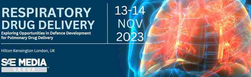 Respiratory Drug Delivery in London on 13 Nov