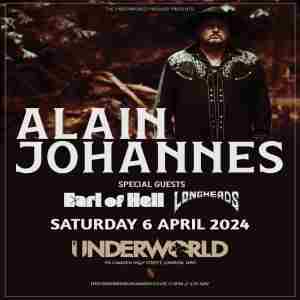 ALAIN JOHANNES at The Underworld - London in London on 6 Apr