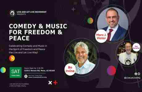 Comedy and Music for Freedom and Peace in Arizona on 11 Nov