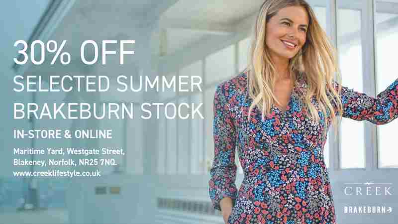 30% off Selected Brakeburn Clothing Sale, October 2023 in Holt on 12 Oct