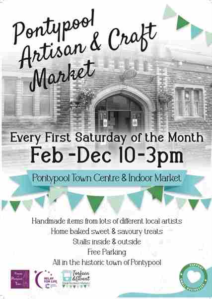 Pontypool's Artisan and Craft Market in Pontypool on 4 Nov