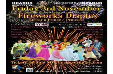 McGovern Park Annual Family Fireworks Display - Friday 3rd November 2023 in Ruislip on 3 Nov