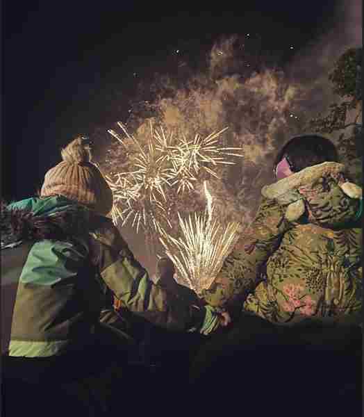 Christian Malford Bonfire and Fireworks Display in England on 4 Nov