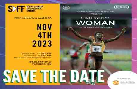 Award winning screening of Category: Woman followed by Director Interview in Toronto on 4 Nov