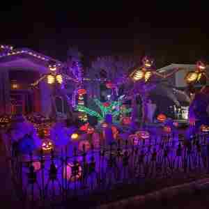 Haunted Pumpkin Patch Display in Arizona on 29 Oct