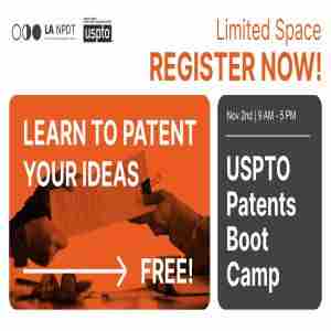 USPTO Partners with LA NPDT to Host One-Day Patents and Trademarks Boot Camp in Shreveport on 2 Nov