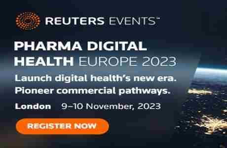 Reuters Events: Pharma Digital Health Europe 2023 in London on 9 Nov