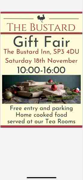 The Bustard Gift Fair in England on 18 Nov