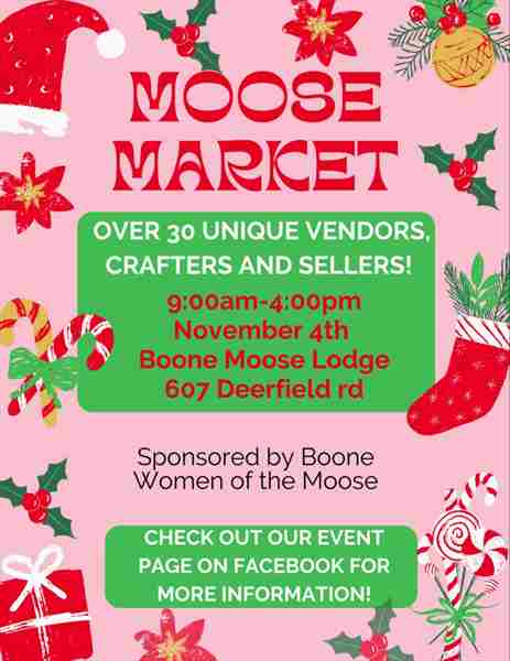 Moose Market in Boone on 4 Nov