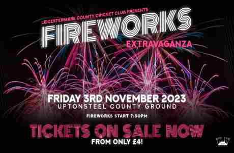 Fireworks Extravaganza! in Leicester on 3 Nov