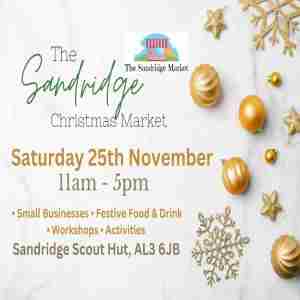 The Sandridge Christmas Market in St Albans on 25 Nov