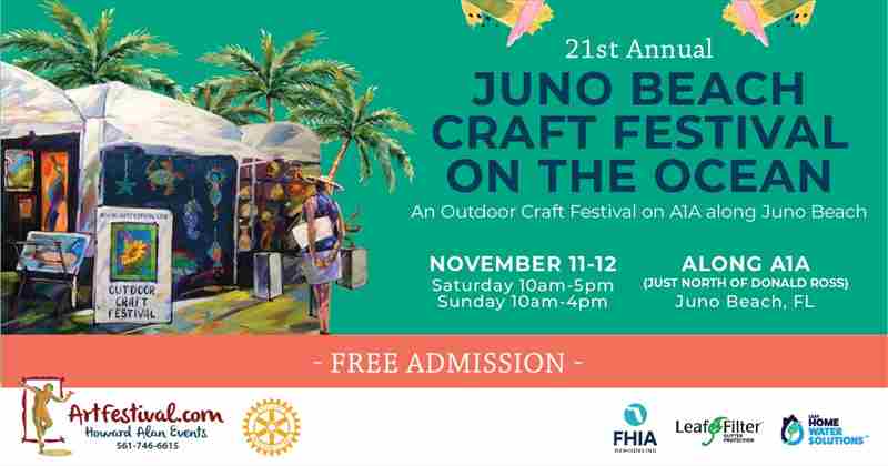 21st Annual Juno Beach Craft Festival on the Ocean in Juno Beach on 11 Nov