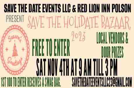 Save The Holidate Bazaar at Red Lion INN Polson By Save The Date Events LLC in Polson on 4 Nov