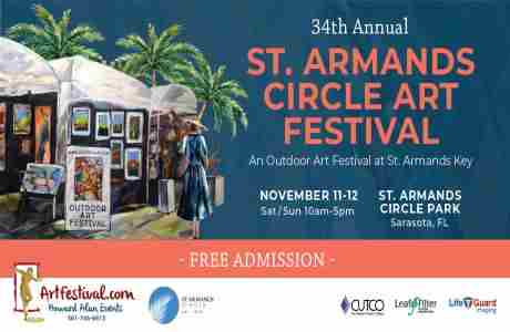 34th Annual St. Armands Circle Art Festival in Sarasota on 11 November 2023