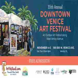 35th Annual Downtown Venice Art Festival in Venice on 4 Nov