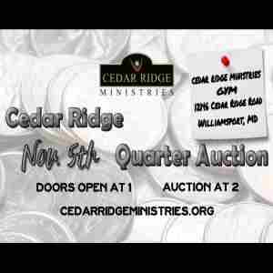 Cedar Ridge Quarter Auction in Williamsport on 5 Nov