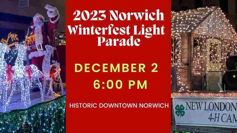 Norwich Winterfest Light Parade in Norwich on 2 Dec