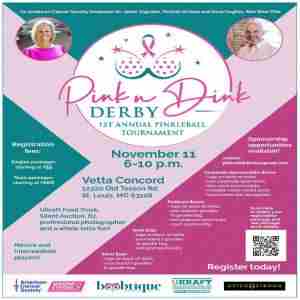 Pink n Dink Derby - Pickleball Tournament in St  Louis on 11 Nov