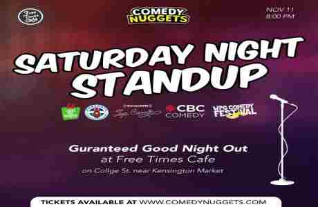 Saturday Night Standup in Toronto on 11 Nov