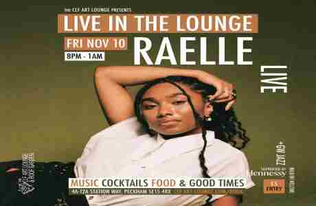 Raelle Live In The Lounge + GW Jazz in London on 10 Nov