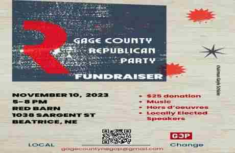 Gage County Republican Party Fundraiser in Beatrice on 10 Nov