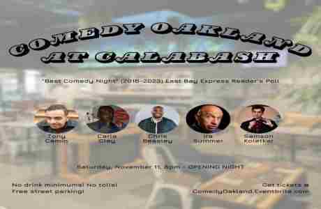 Comedy Oakland at Calabash in Oakland on 11 Nov