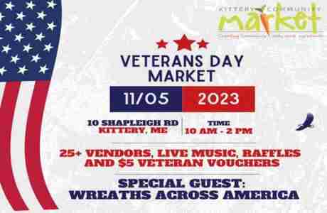 Kittery Community Market Veteran's Day Market November 5th in Kittery on 5 Nov