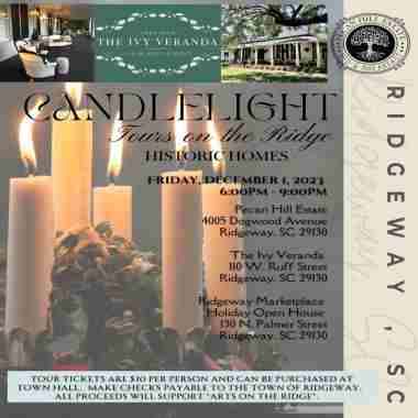 Candlelight on the Ridge Historic Homes in Ridgeway on 01 December 2023