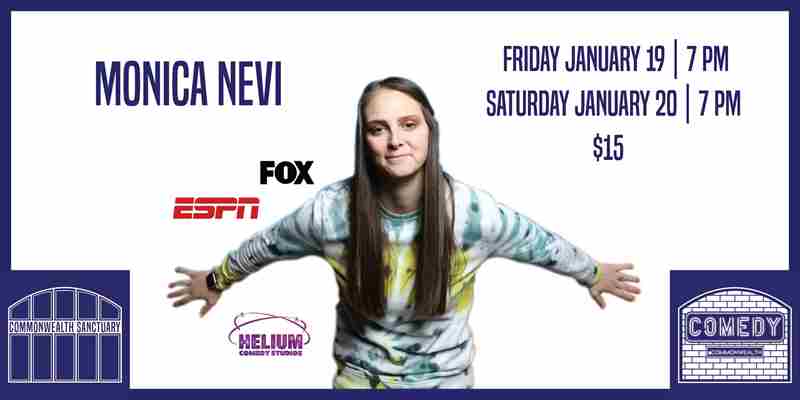 Comedy @ Commonwealth Presents: MONICA NEVI in Kentucky on 19 Jan