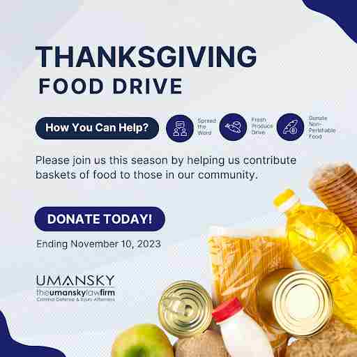 Thanksgiving Food Drive in Orlando on 10 Nov