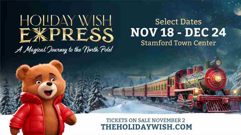 The Holiday Wish Express in Stamford on 24 Nov